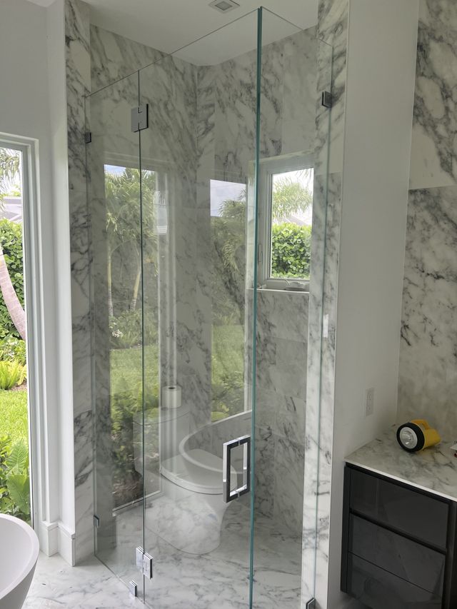 Frameless on sale shower enclosures